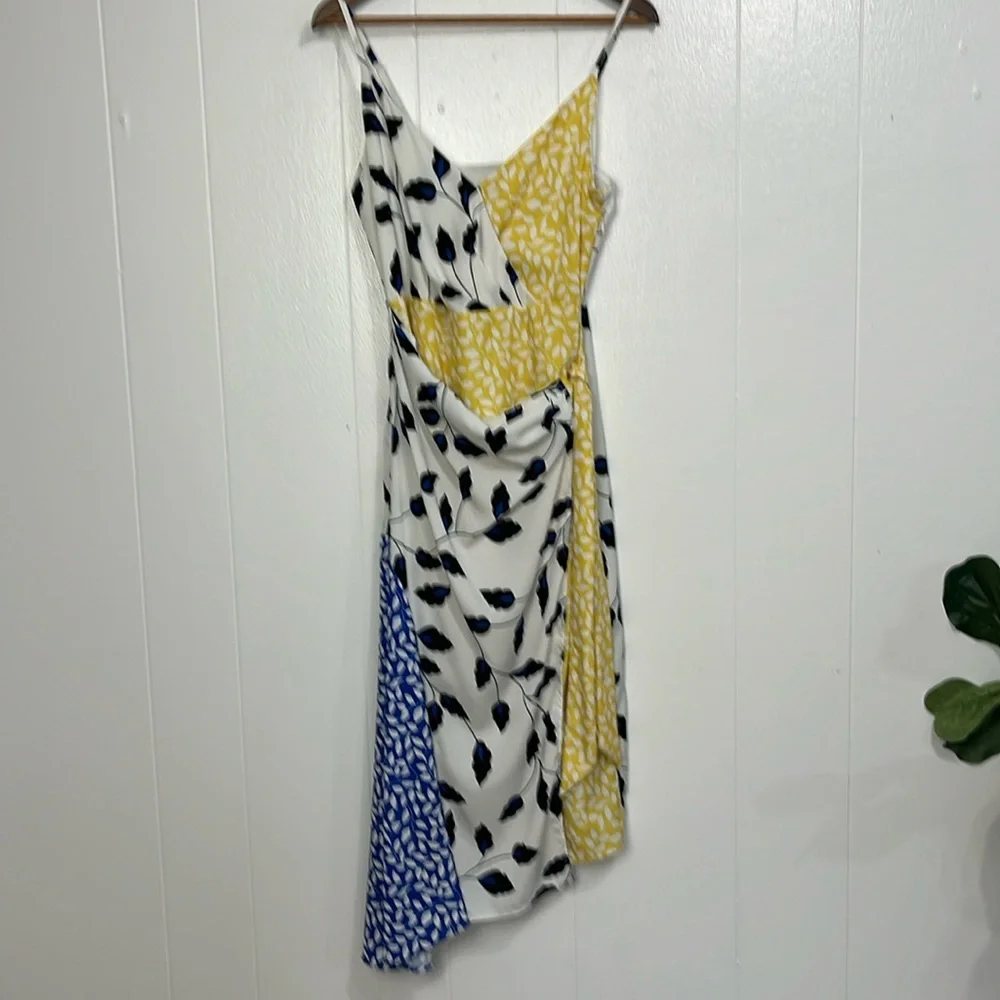 Yumi Kim Yellow and Blue Wrap Dress - Picture 6 of 14